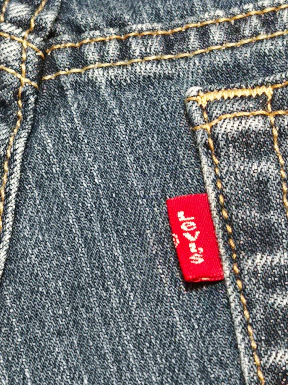 EUC Women's Levi's 550 Relaxed Fit Red Tab 5" Inseam Denim Jeans Shorts Size 12 - Picture 7 of 13